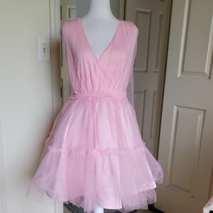 Unk Pink Sleeveless Dress